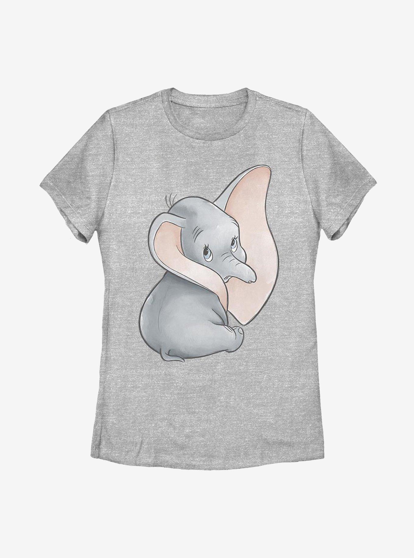 Disney Dumbo Just Dumbo Womens T-Shirt, ATH HTR, hi-res