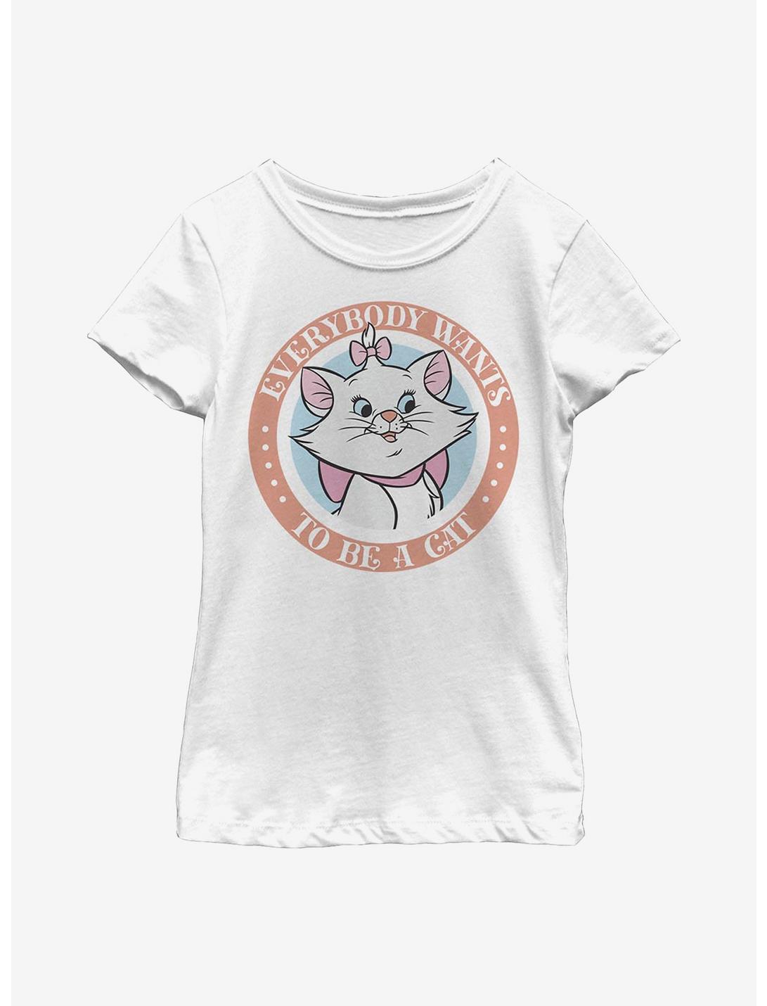 Disney The Aristocats Finish Fights Youth Girls T-Shirt, WHITE, hi-res