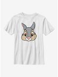 Disney Bambi Thumper Big Face Youth T-Shirt, WHITE, hi-res
