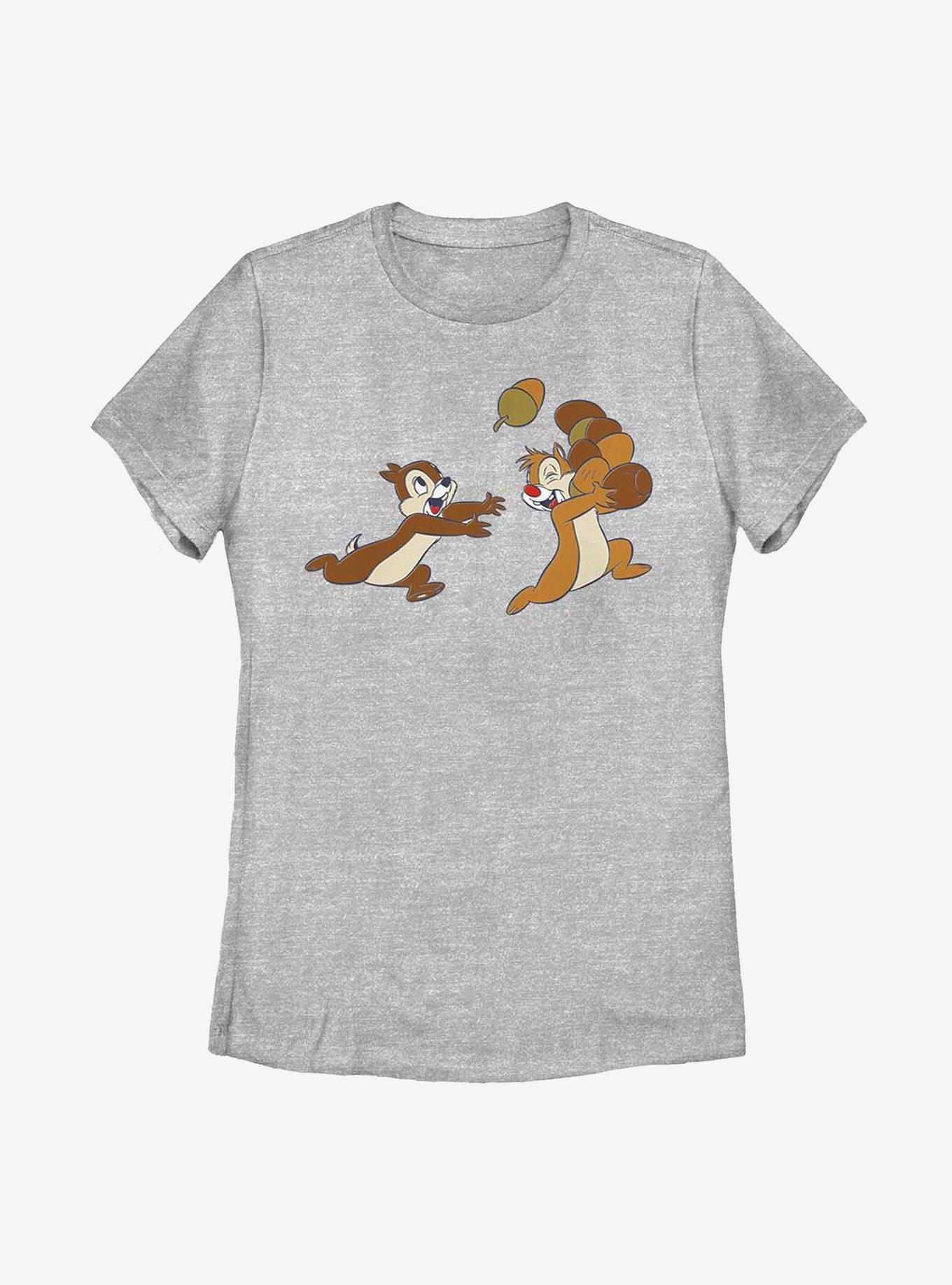 Disney Chip And Dale Rescue Rangers Acorn Big Characters Womens T-Shirt, , hi-res