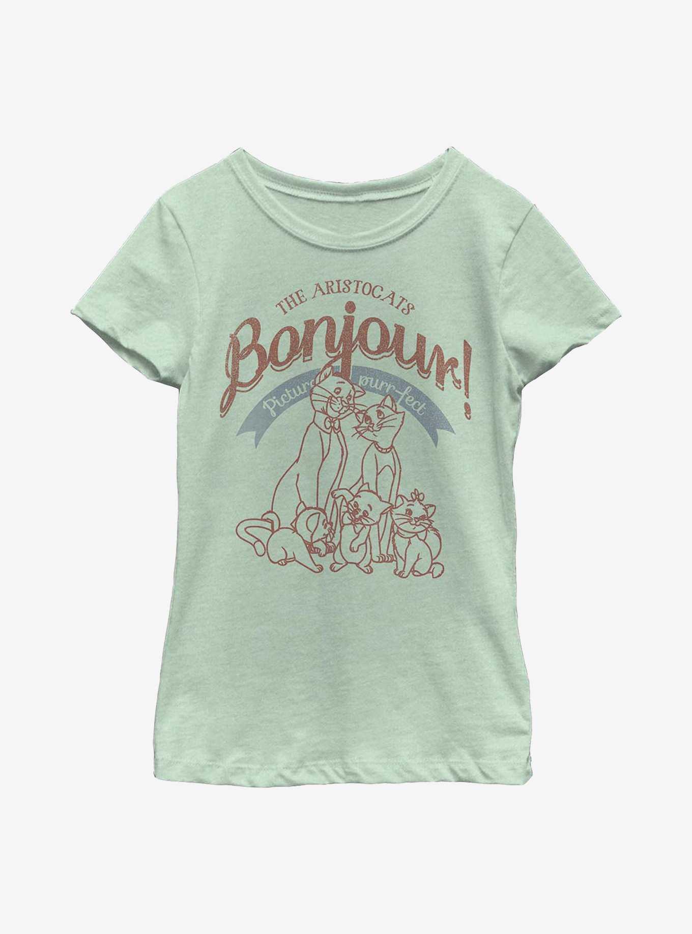 Disney The Aristocats Vintage Cats Youth Girls T-Shirt, , hi-res