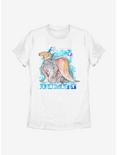 Disney Dumbo Watercolor Dumbo Womens T-Shirt, WHITE, hi-res