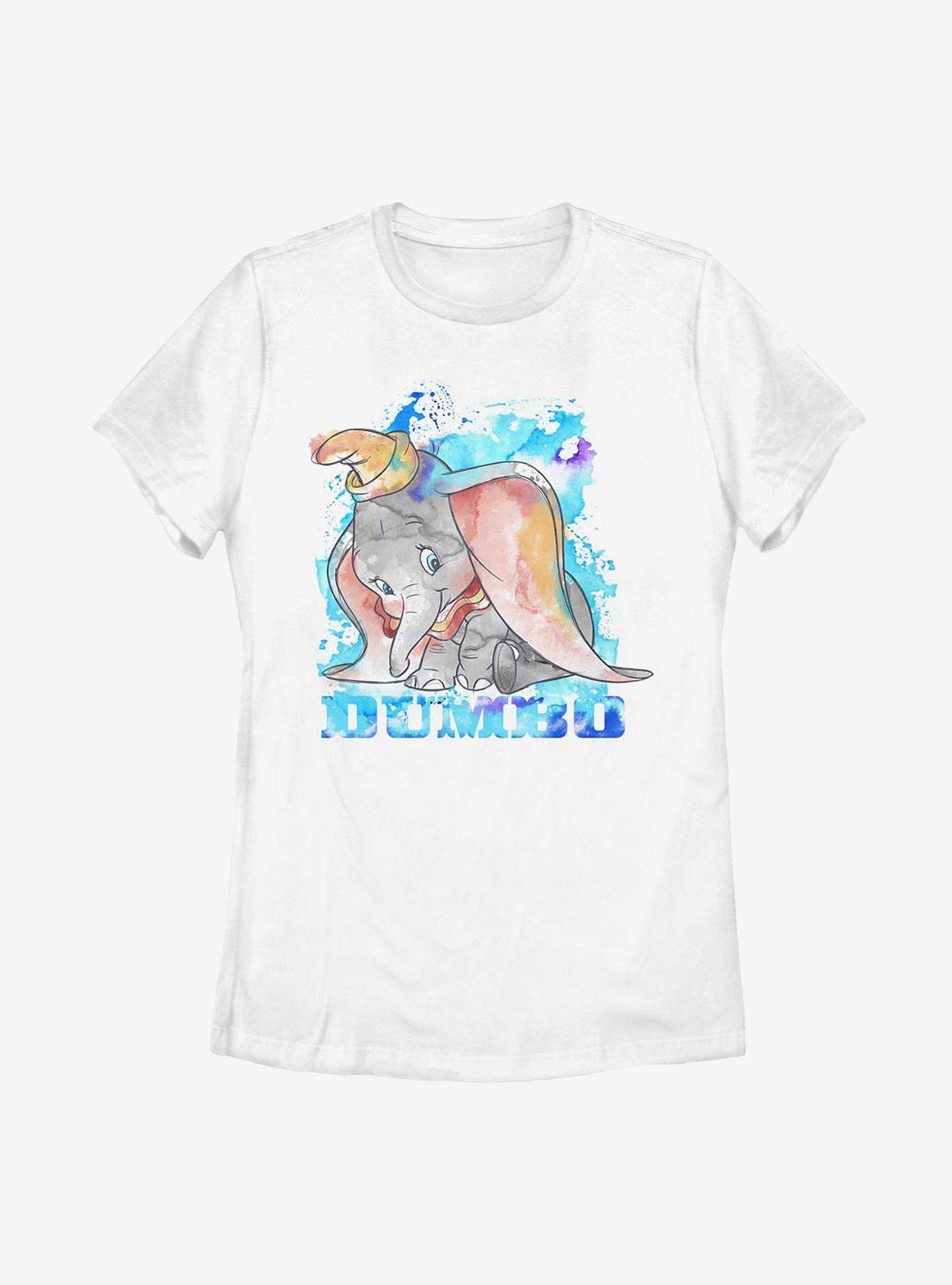 Disney Dumbo Watercolor Dumbo Womens T-Shirt, , hi-res