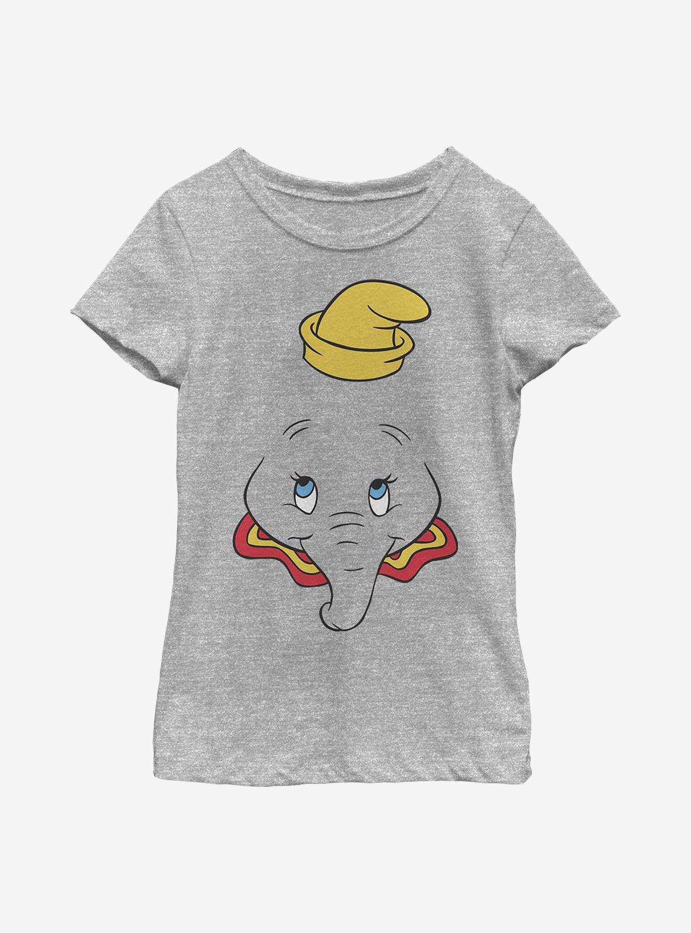 Disney Dumbo Big Face Youth Girls T-Shirt, , hi-res