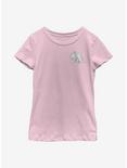 Disney Dumbo Faux Pocket Youth Girls T-Shirt, PINK, hi-res