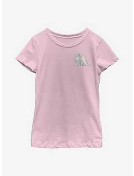 Disney Dumbo Faux Pocket Youth Girls T-Shirt, , hi-res