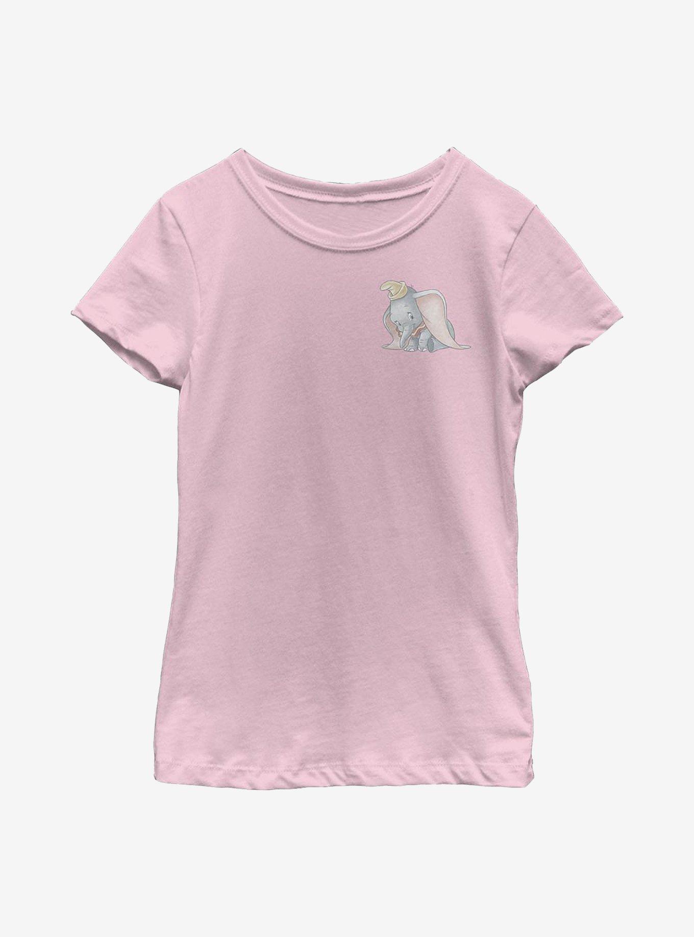 Disney Dumbo Faux Pocket Youth Girls T-Shirt, , hi-res