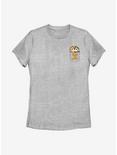 Disney Chip And Dale Rescue Rangers Faux Pocket Womens T-Shirt, ATH HTR, hi-res