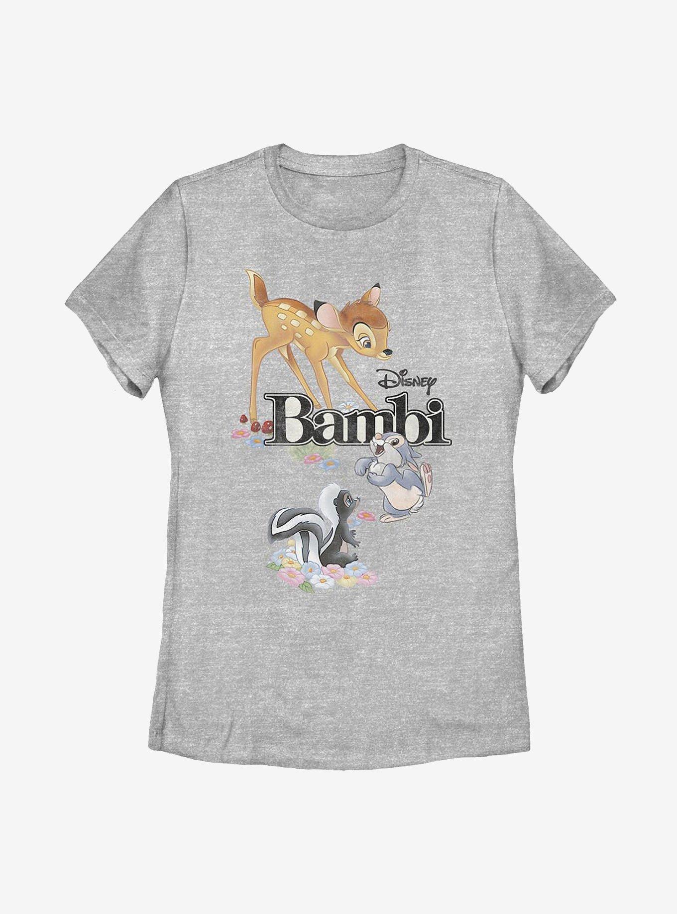 Disney Bambi Friends Womens T-Shirt, ATH HTR, hi-res
