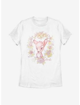 Disney Bambi Watercolor Floral Womens T-Shirt, , hi-res