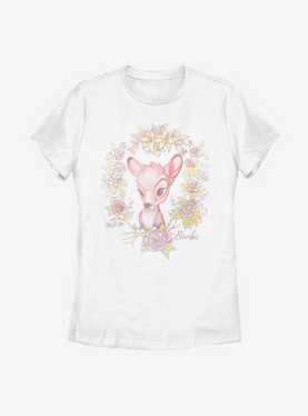 Disney Bambi Watercolor Floral Womens T-Shirt, , hi-res