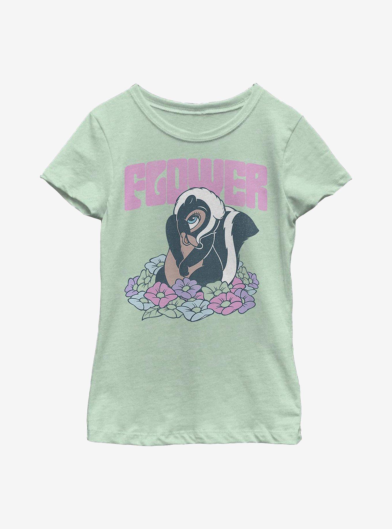 Disney Bambi Flower Power Youth Girls T-Shirt, , hi-res