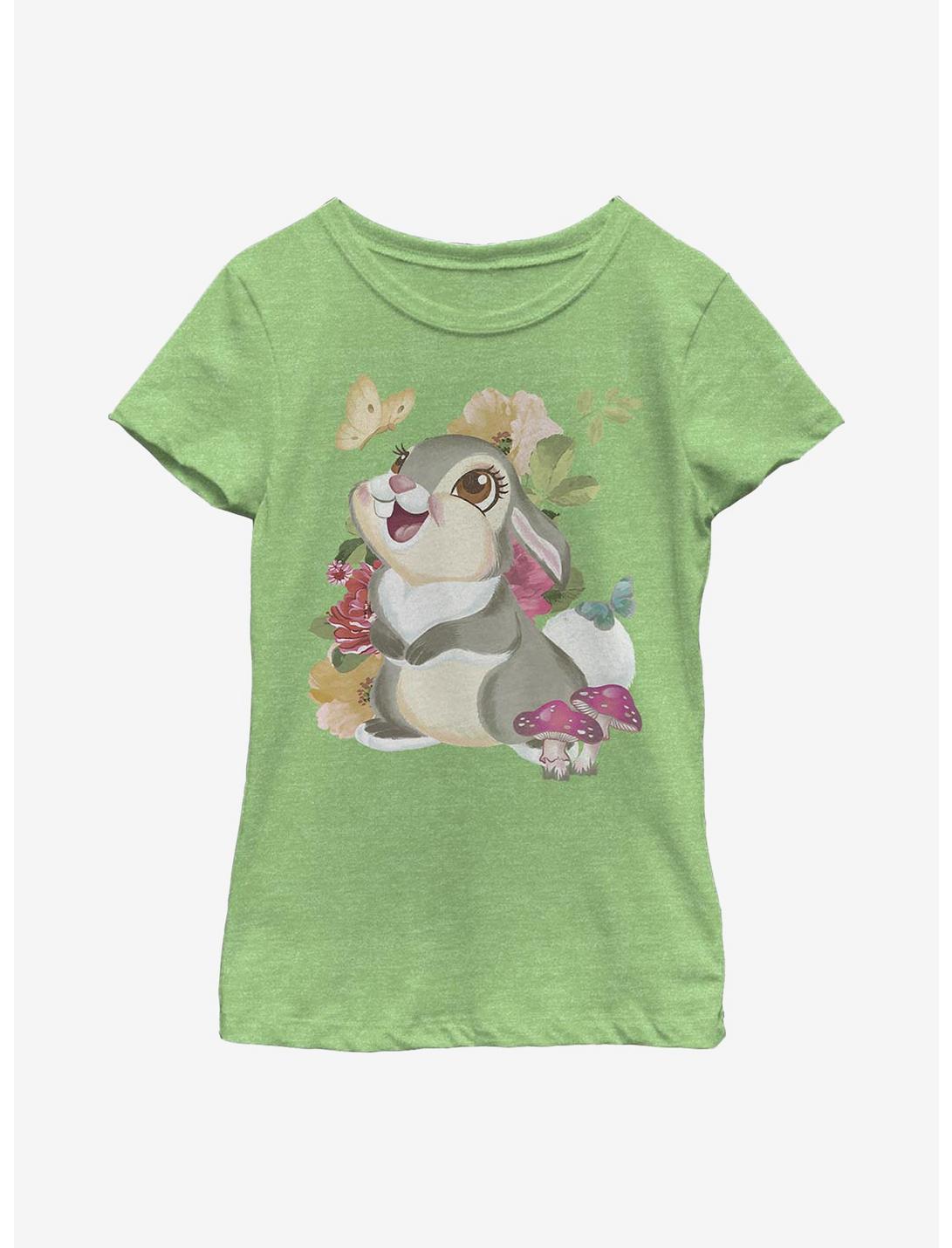 Disney Bambi Thumper Vintage Youth Girls T-Shirt, GRN APPLE, hi-res