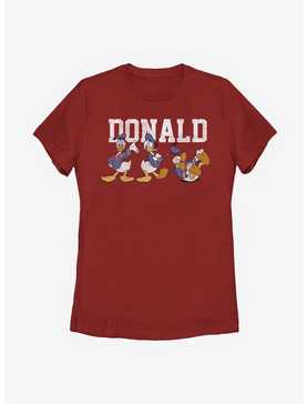 Disney Donald Duck Poses Womens T-Shirt, , hi-res