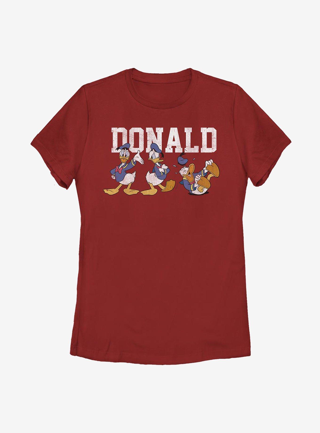 Disney Donald Duck Poses Womens T-Shirt, , hi-res