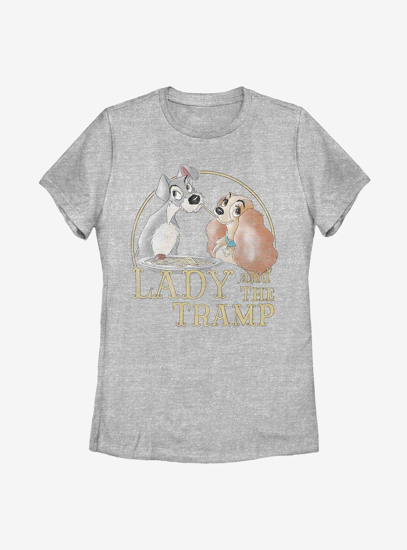 Disney Lady And The Tramp Lady Tramp Spaghetti Womens T-Shirt, , hi-res