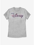 Disney Classic Floral Fill Womens T-Shirt, ATH HTR, hi-res