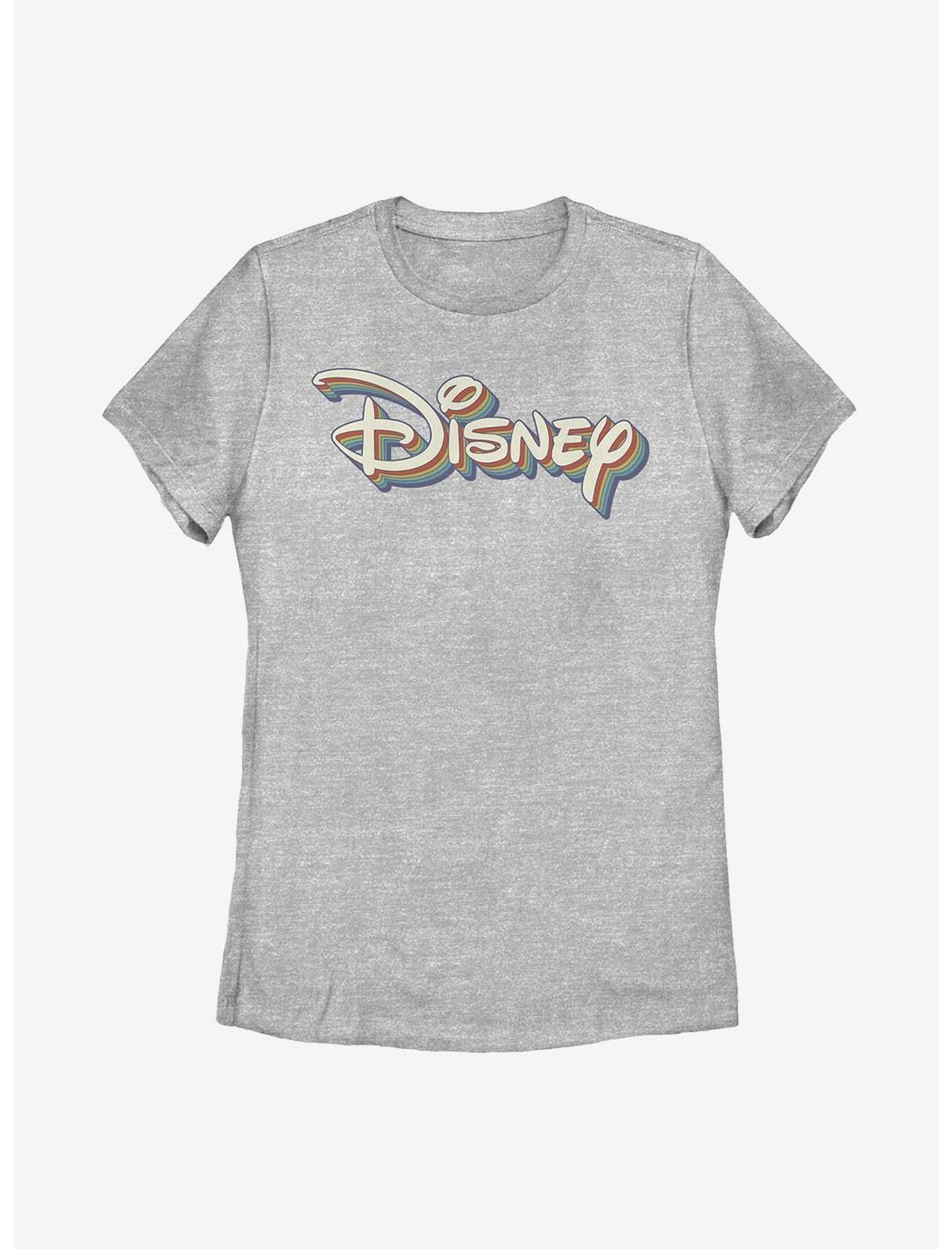 Disney Classic Retro Rainbow Womens T-Shirt, ATH HTR, hi-res