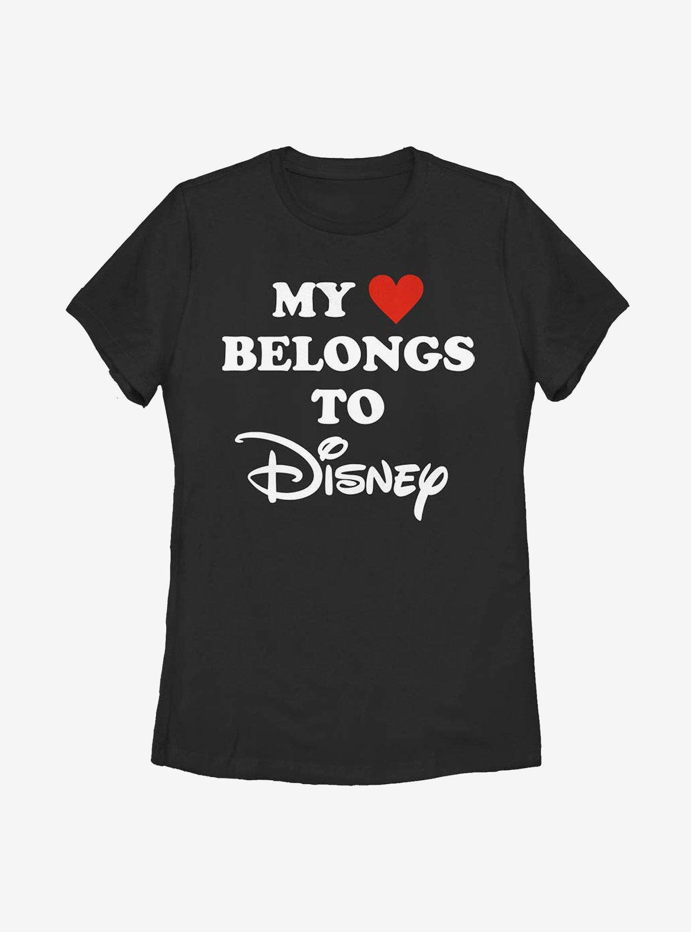 Disney Classic I Heart Disney Womens T-Shirt, , hi-res