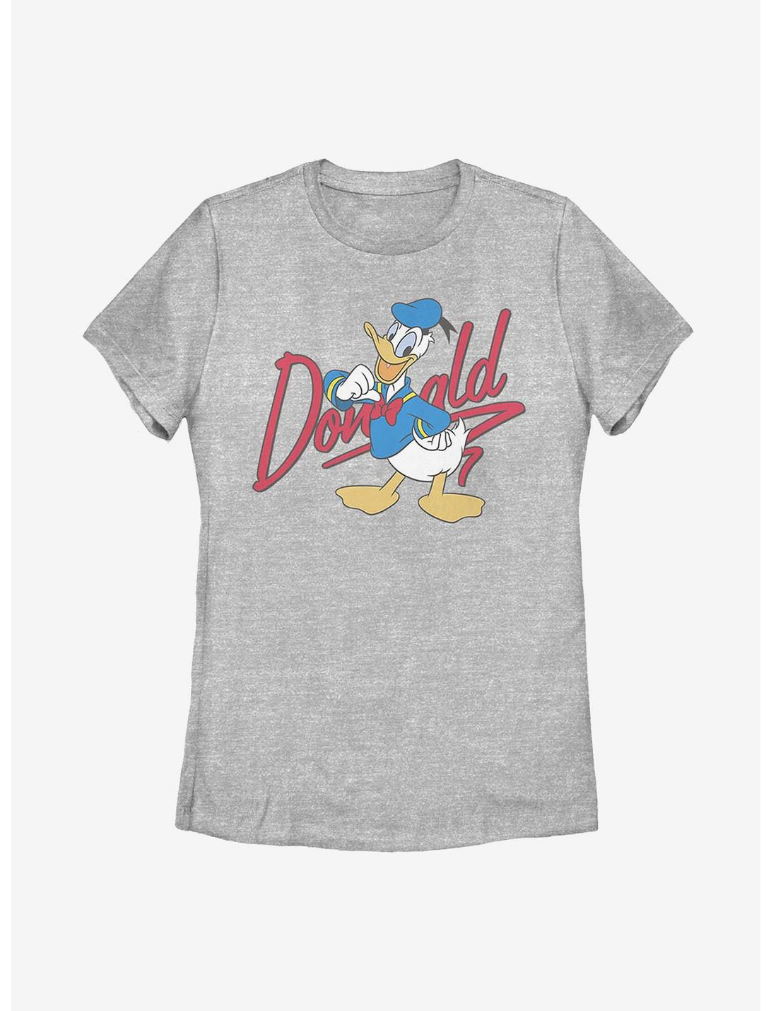 Disney Donald Duck Signature Donald Womens T-Shirt, ATH HTR, hi-res