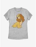 Disney Lady And The Tramp Lady Vintage Womens T-Shirt, ATH HTR, hi-res