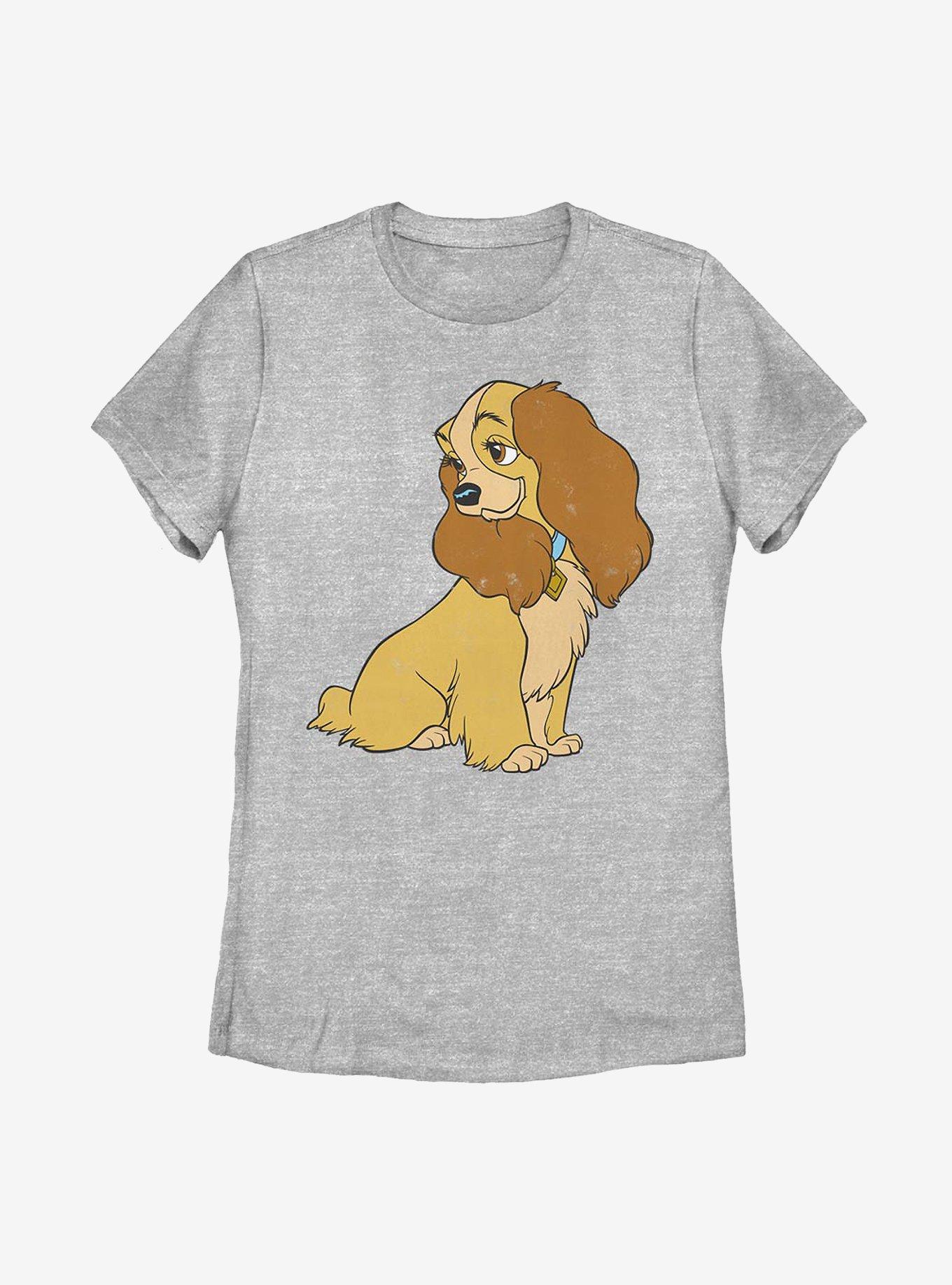 Disney Lady And The Tramp Lady Vintage Womens T-Shirt, , hi-res