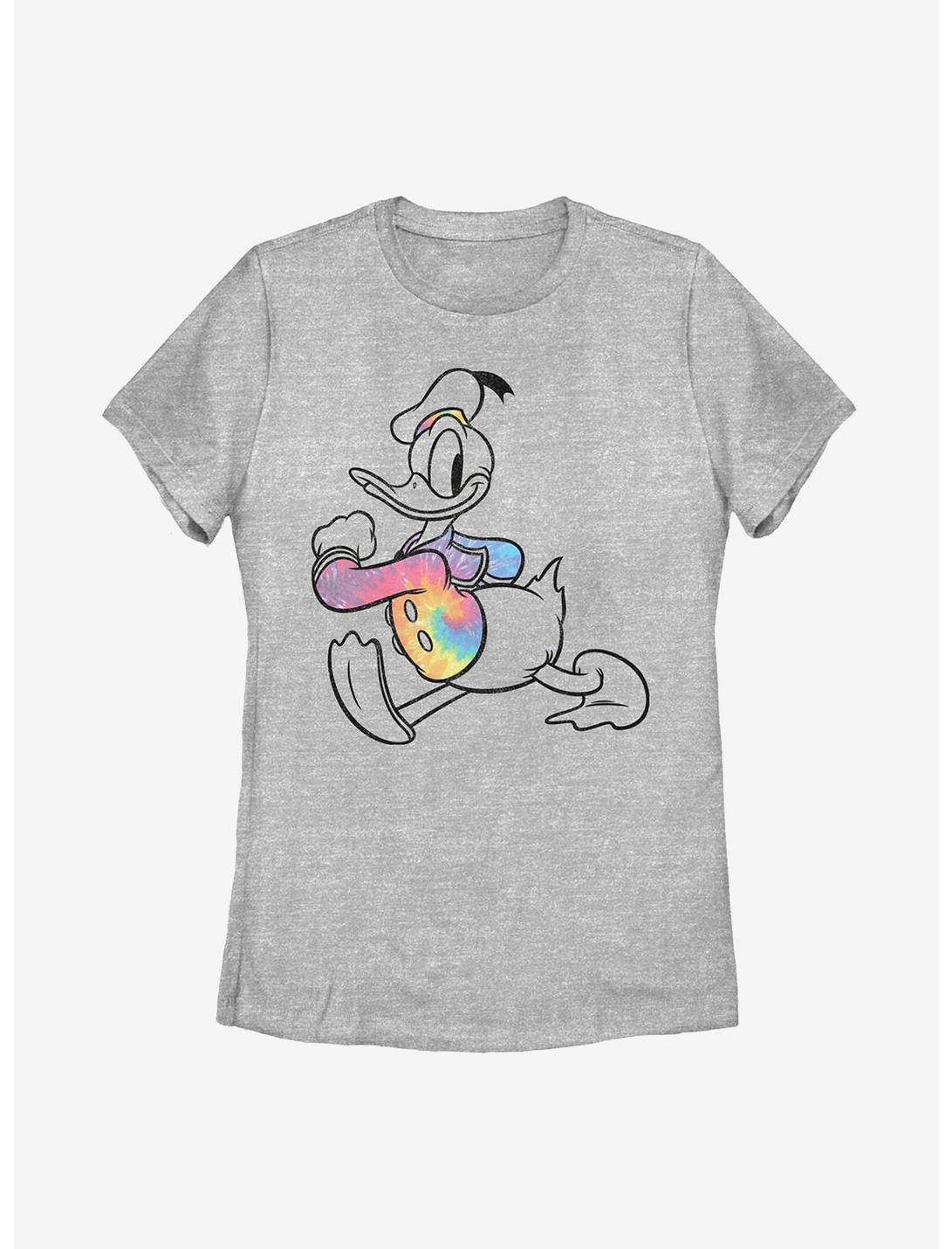Disney Donald Duck Tie Dye Donald Womens T-Shirt, ATH HTR, hi-res