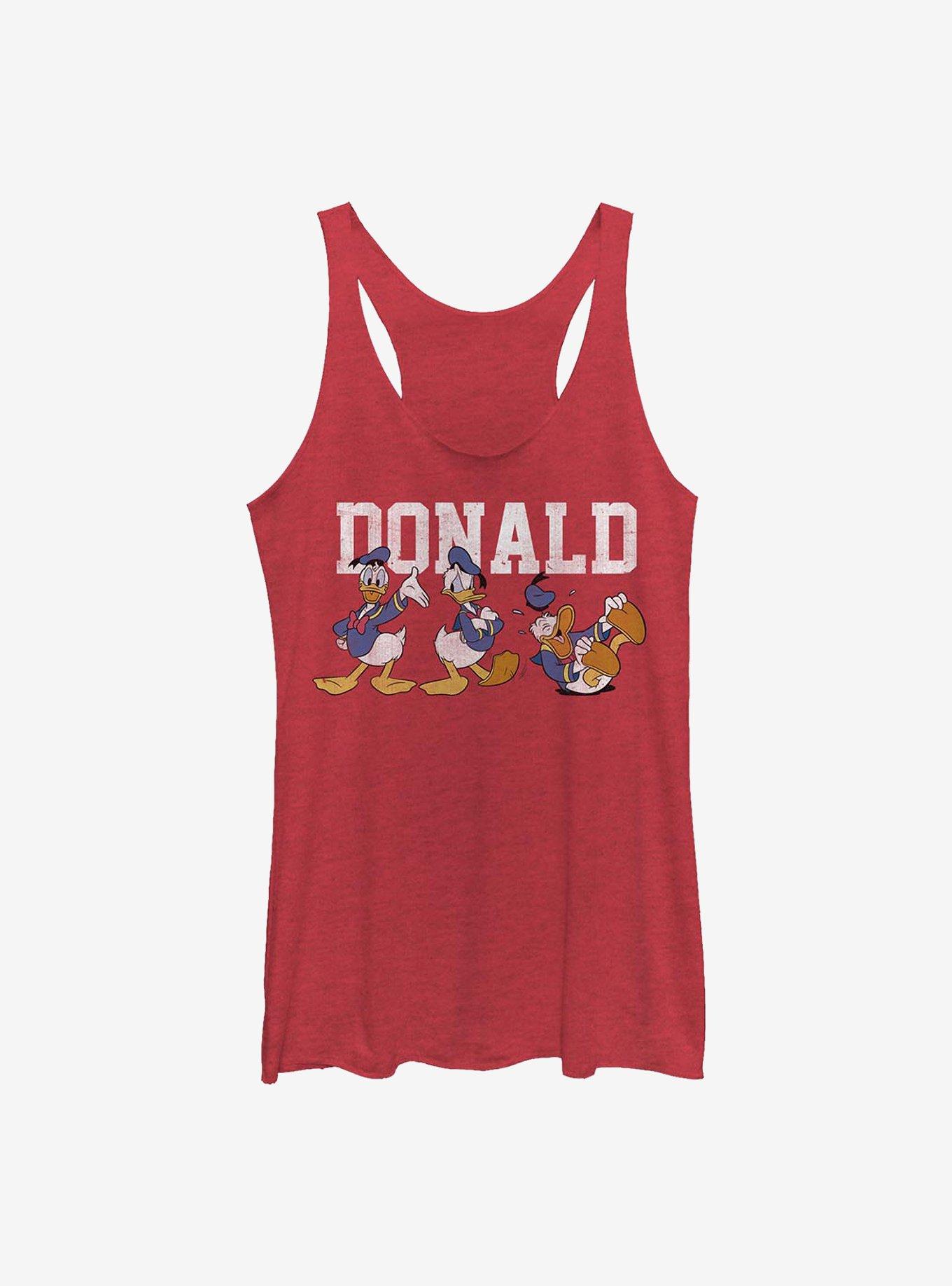 Disney Donald Duck Poses Womens Tank Top, , hi-res