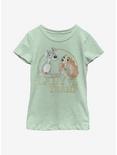 Disney Lady And The Tramp Lady Tramp Spaghetti Youth Girls T-Shirt, MINT, hi-res