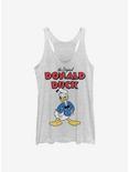 Disney Donald Duck Mad Donald Womens Tank Top, WHITE HTR, hi-res