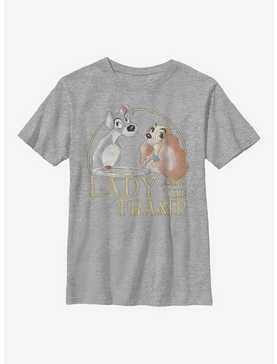 Disney Lady And The Tramp Lady Tramp Spaghetti Youth T-Shirt, , hi-res