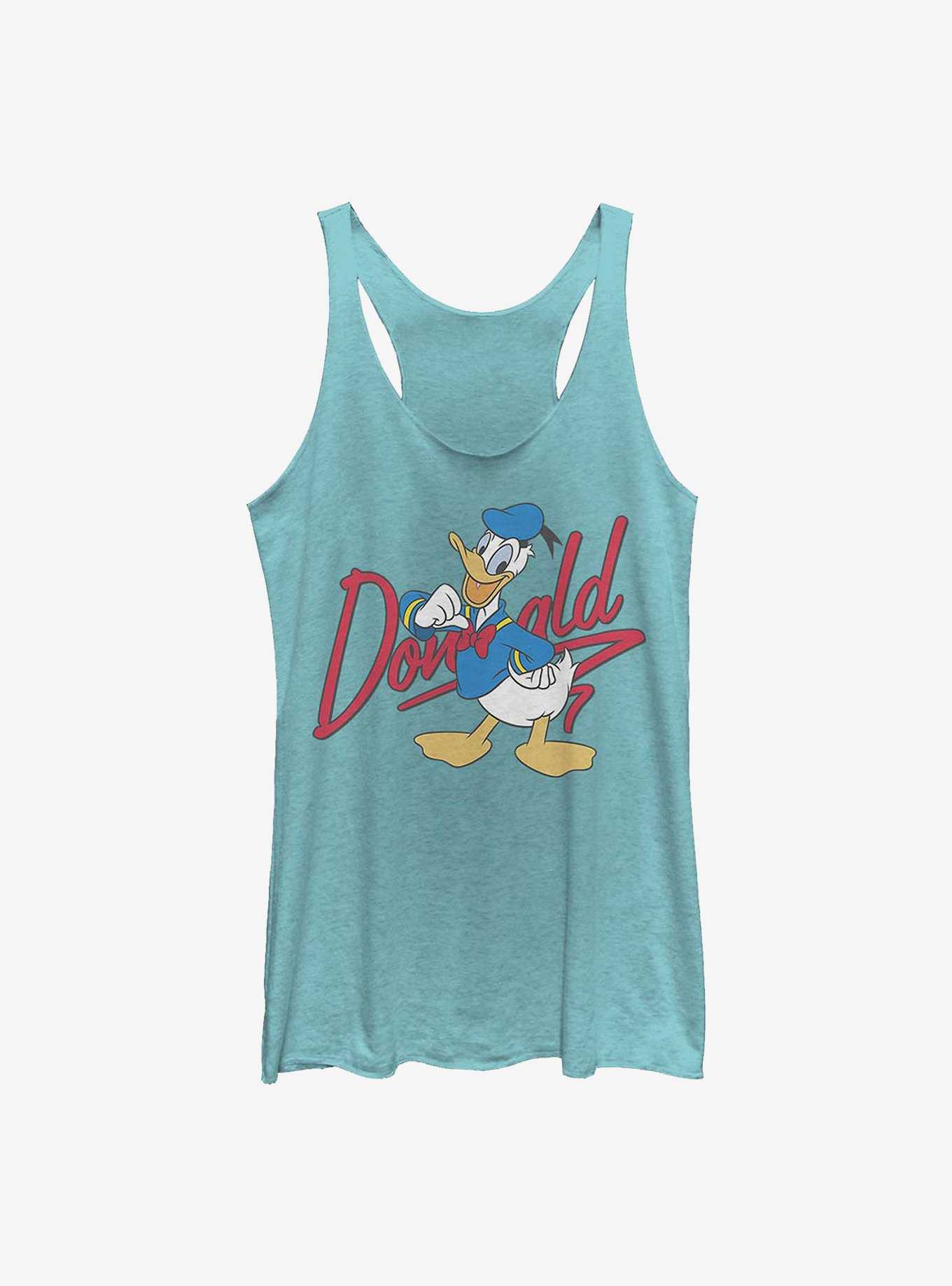 Disney Donald Duck Signature Donald Womens Tank Top, , hi-res