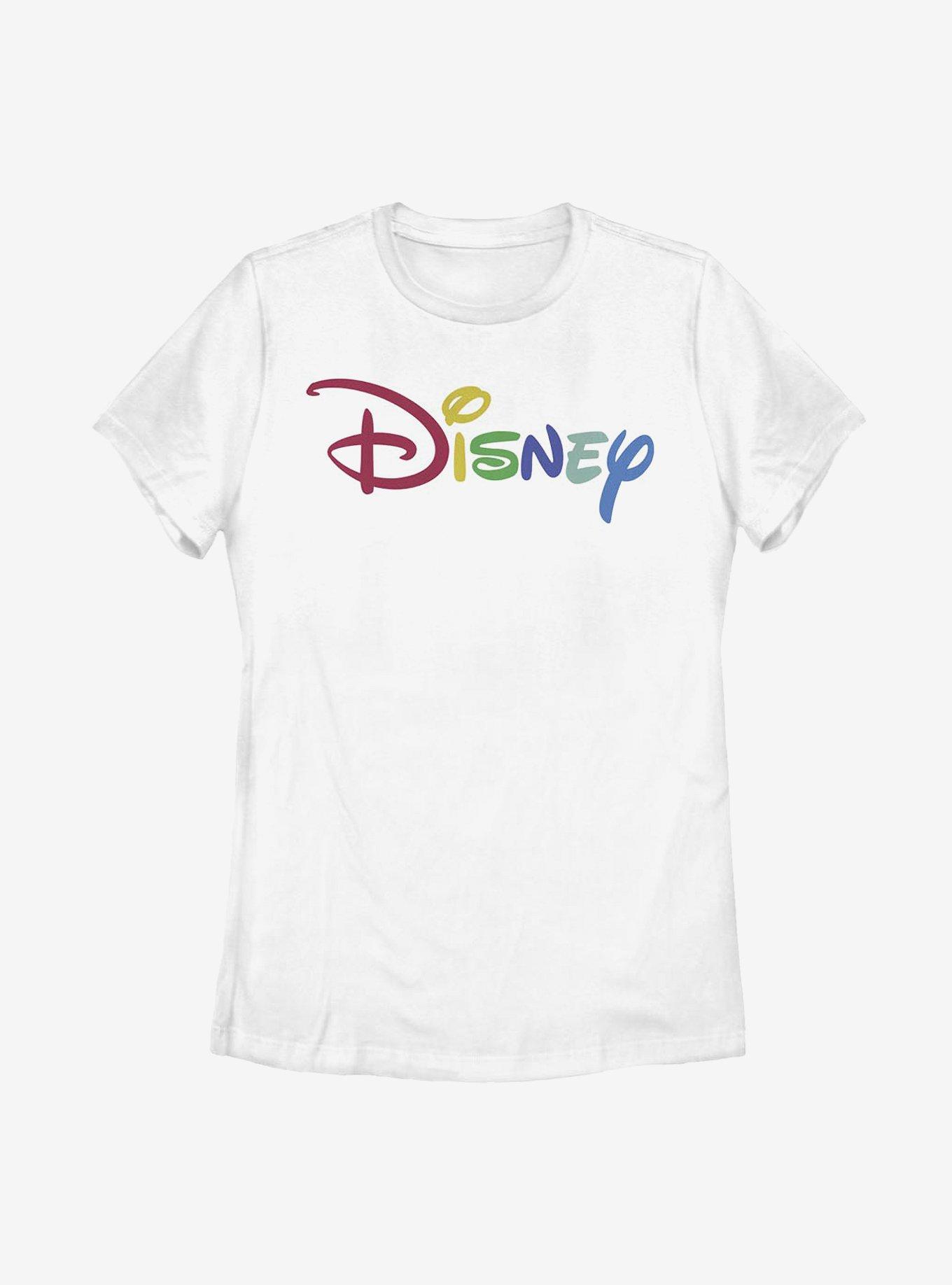 Disney Classic Rainbow Script Womens T-Shirt, , hi-res