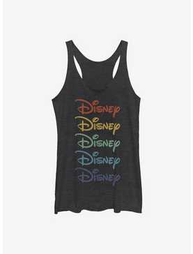 Disney Classic Rainbow Stacked Womens Tank Top, , hi-res