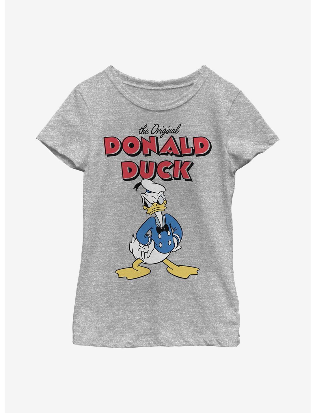 Disney Donald Duck Mad Donald Youth Girls T-Shirt, ATH HTR, hi-res