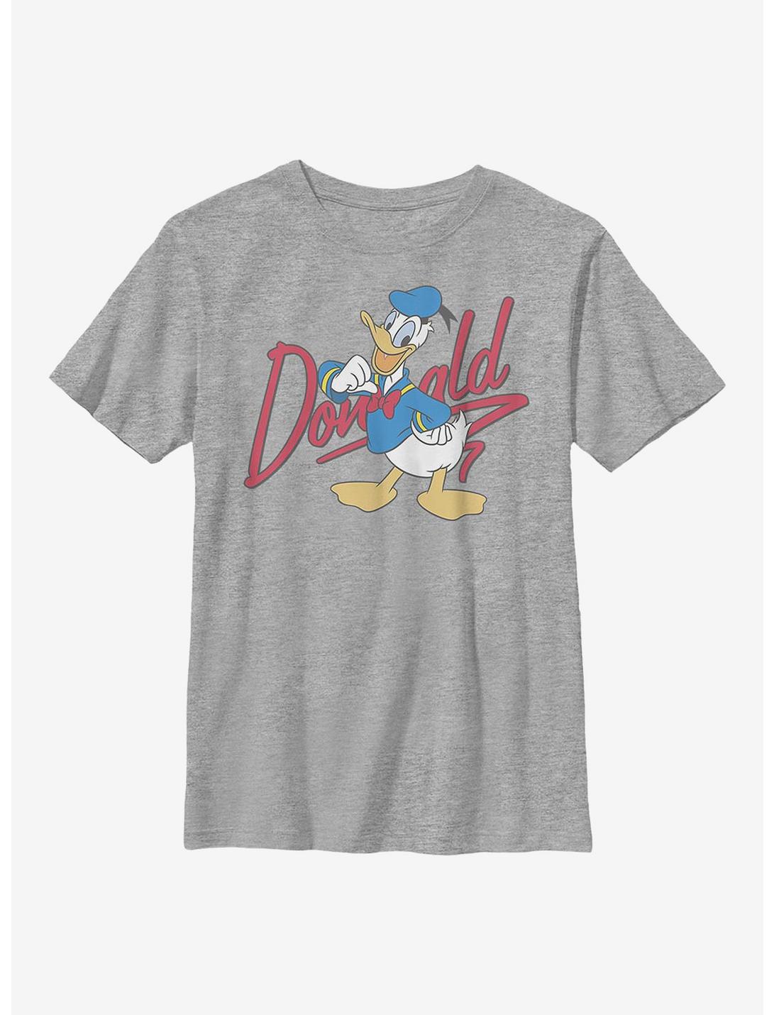 Disney Donald Duck Signature Donald Youth T-Shirt, ATH HTR, hi-res