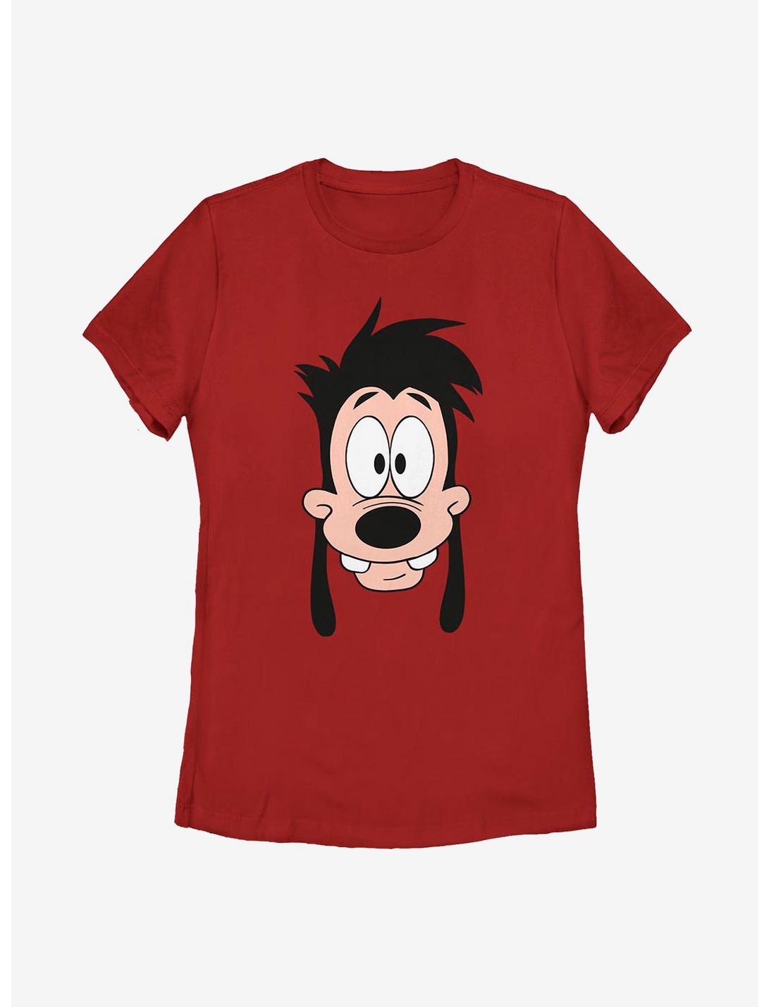 Disney A Goofy Movie Max Son Big Face Womens T-Shirt, RED, hi-res