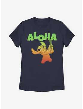 Disney Lilo And Stitch Aloha Womens T-Shirt, , hi-res