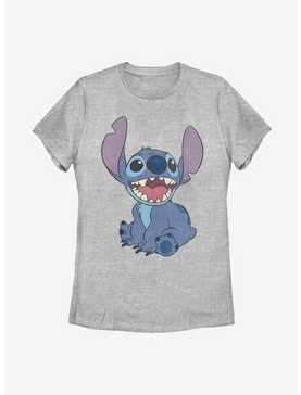 Disney Lilo And Stitch Basic Happy Stitch Womens T-Shirt, , hi-res