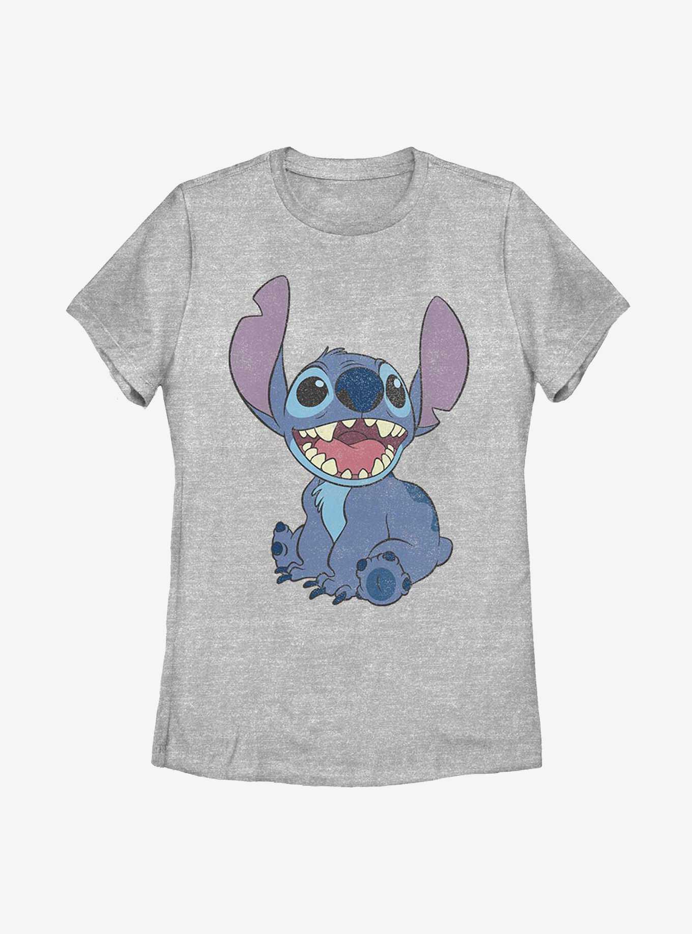 Disney Lilo And Stitch Basic Happy Stitch Womens T-Shirt, , hi-res