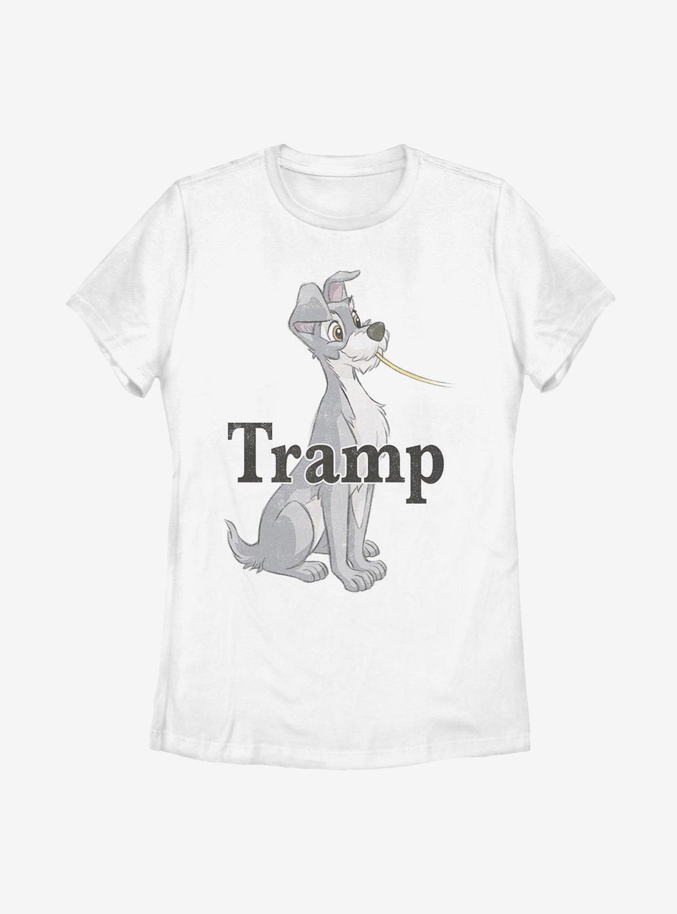 Disney Lady And The Tramp Her Tramp Womens T-Shirt, WHITE, hi-res