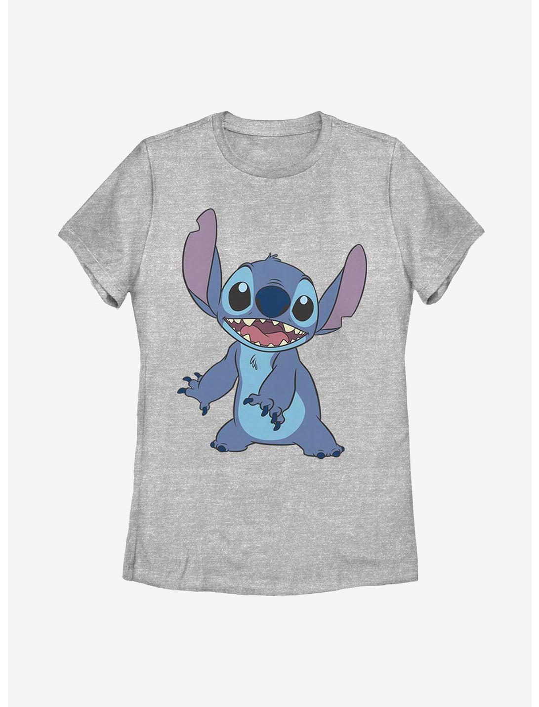 Disney Lilo And Stitch Basic Stitch Womens T-Shirt, ATH HTR, hi-res