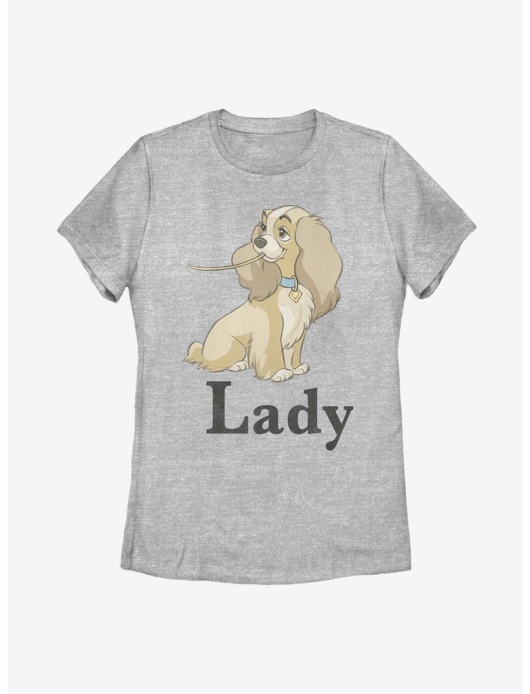 Disney Lady And The Tramp His Lady Womens T-Shirt, ATH HTR, hi-res