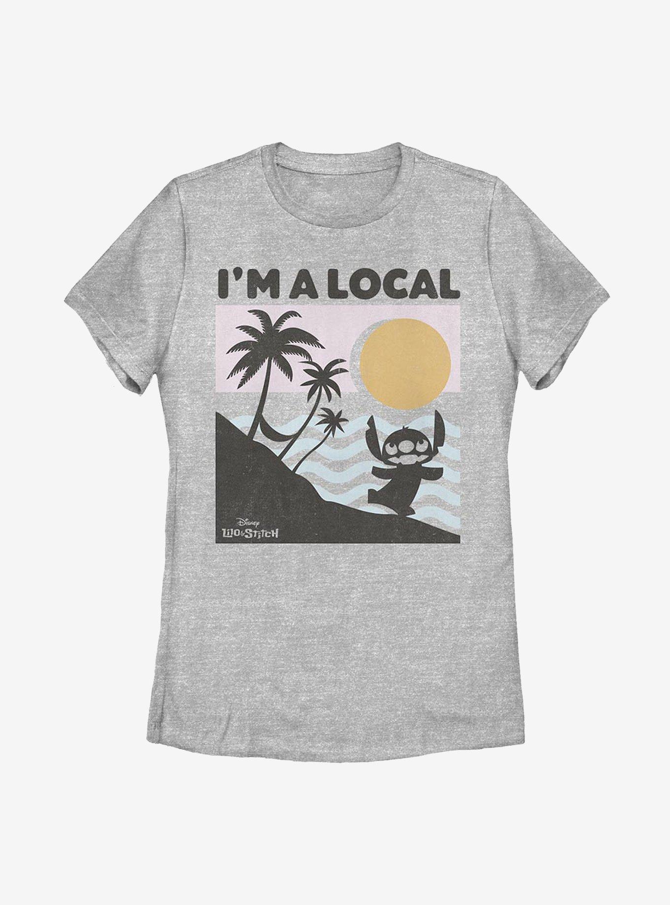 Disney Lilo And Stitch Day At The Beach Womens T-Shirt, , hi-res