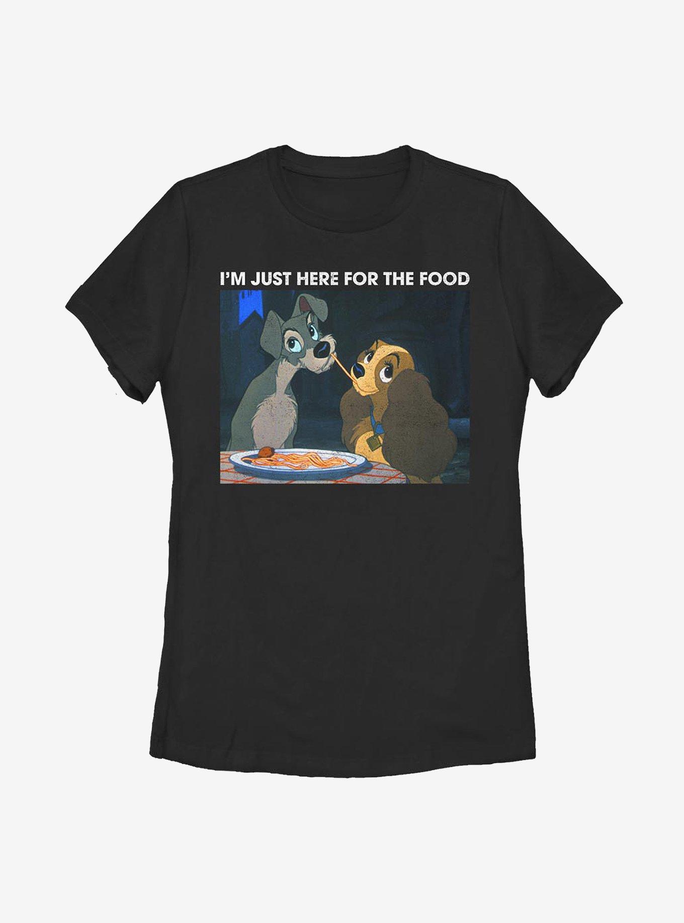 Disney Lady And The Tramp Lady Tramp Meme Womens T-Shirt, , hi-res