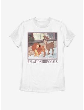 Disney Lady And The Tramp Relationship Goals Womens T-Shirt, , hi-res