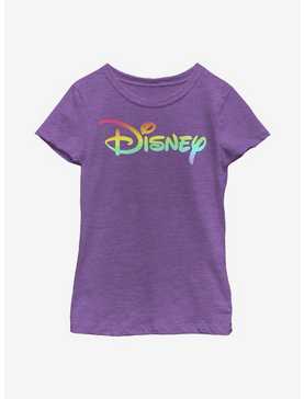 Disney Classic Rainbow Fill Youth Girls T-Shirt, , hi-res