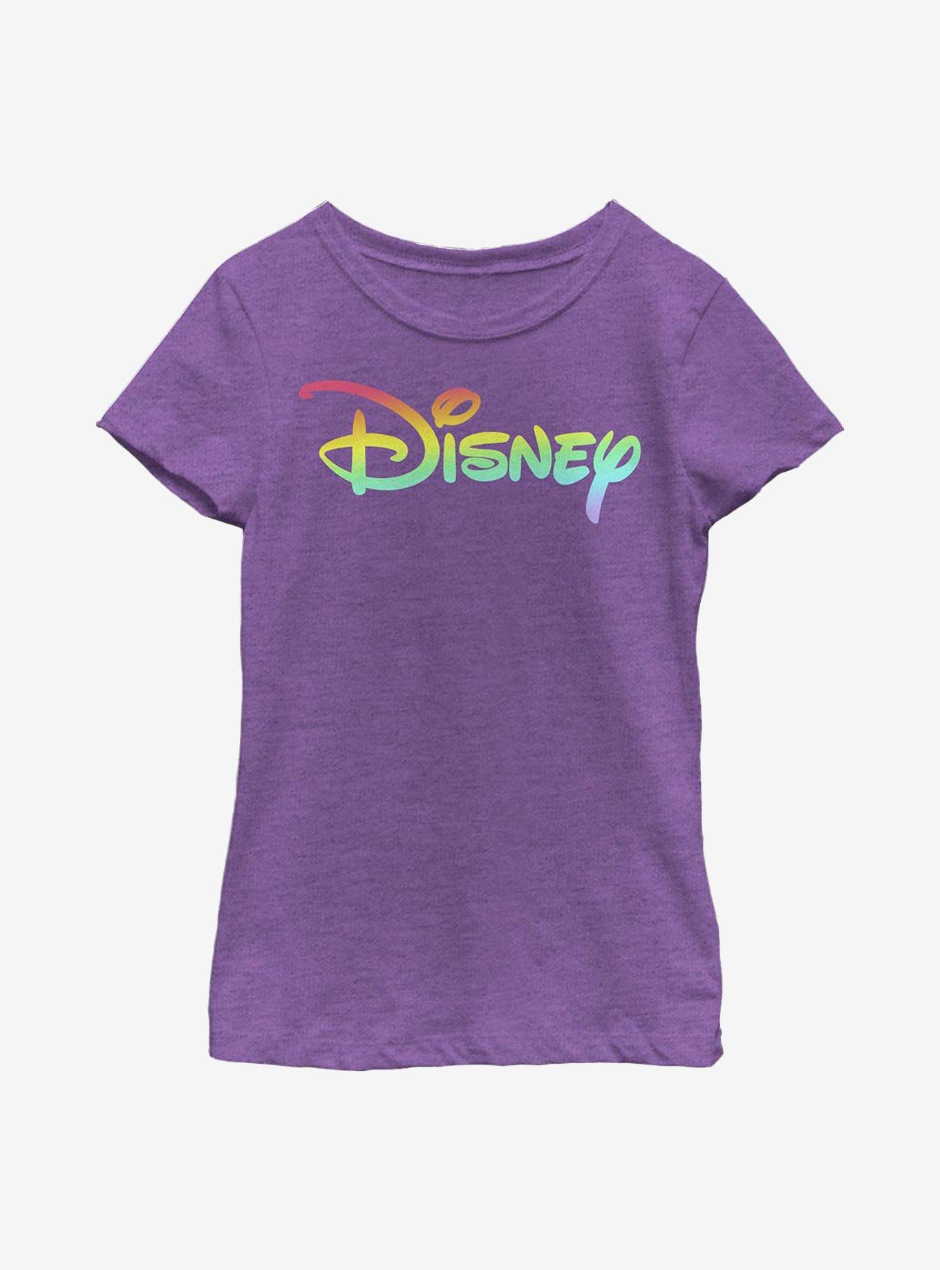 Disney Classic Rainbow Fill Youth Girls T-Shirt, , hi-res