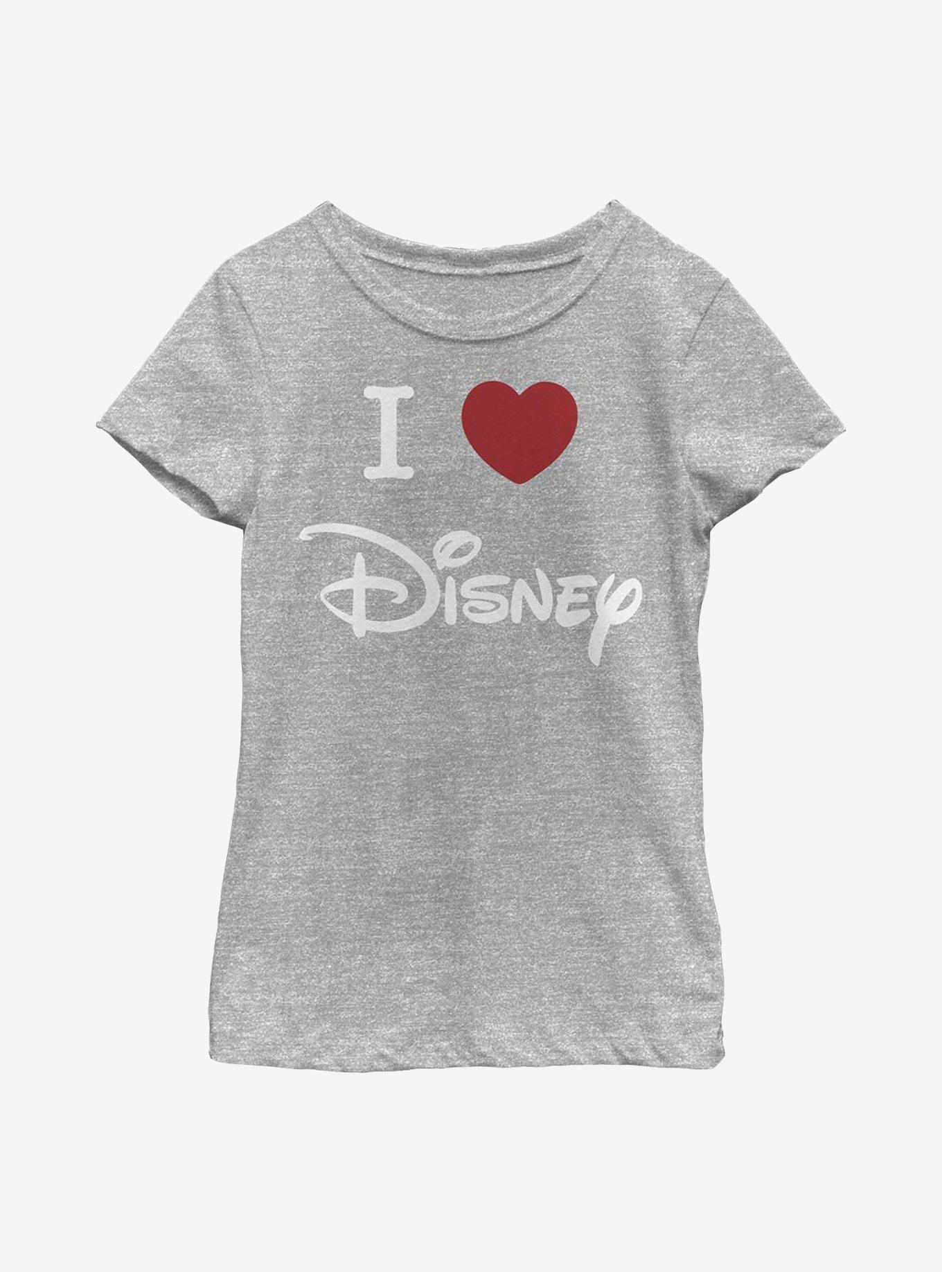 Disney Classic I Heart Disney Youth Girls T-Shirt, , hi-res