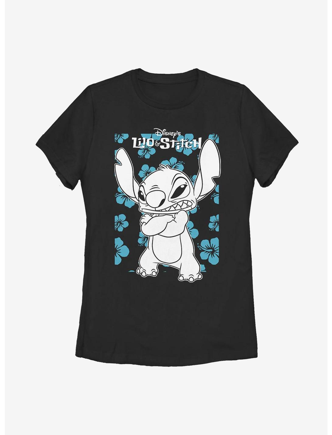 Disney Lilo And Stitch Lilo Party Womens T-Shirt, BLACK, hi-res